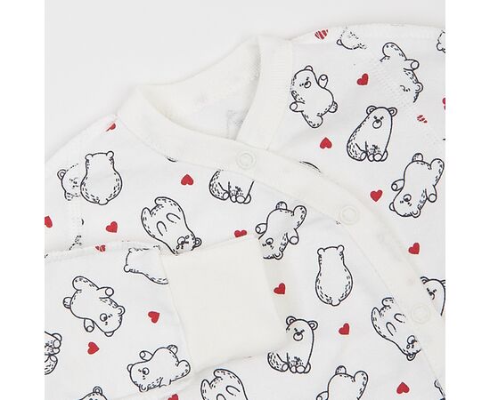  Комплект (чепчик + льоля + повзунки) дитячий утеплений з начосом К1ФТ003, фото 5 