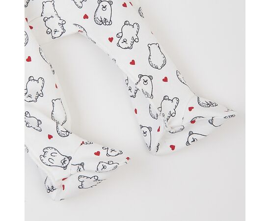  Комплект (чепчик + льоля + повзунки) дитячий утеплений з начосом К1ФТ003, фото 8 