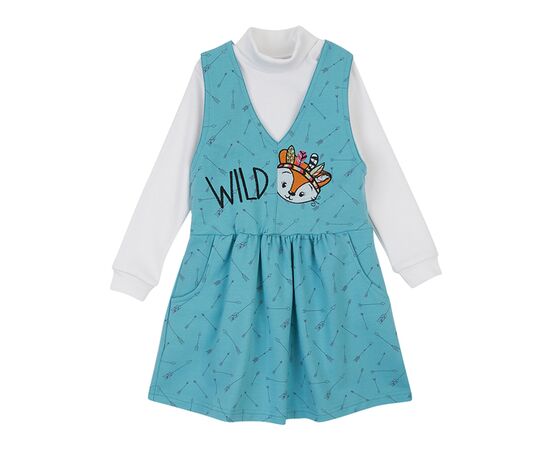  Комплект дитячий з сарафану та гольфу К15ДВ121, фото 1 