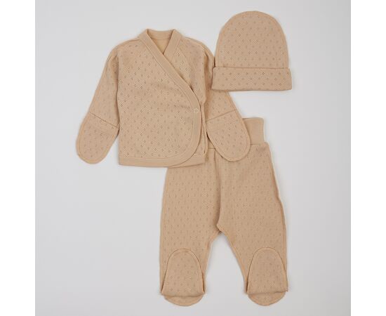  Комплект (льоля + повзунки + шапочка) дитячий К1АЖ002, image 1 