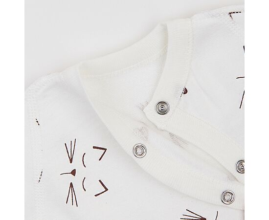  Комплект (чепчик + льоля + повзунки) дитячий утеплений з начосом К1ФТ003, image 3 