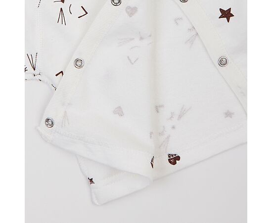  Комплект (чепчик + льоля + повзунки) дитячий утеплений з начосом К1ФТ003, image 4 