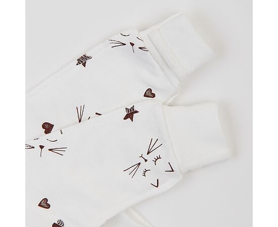  Комплект (чепчик + льоля + повзунки) дитячий утеплений з начосом К1ФТ003, image 5 