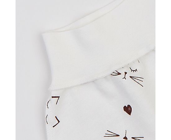  Комплект (чепчик + льоля + повзунки) дитячий утеплений з начосом К1ФТ003, image 6 