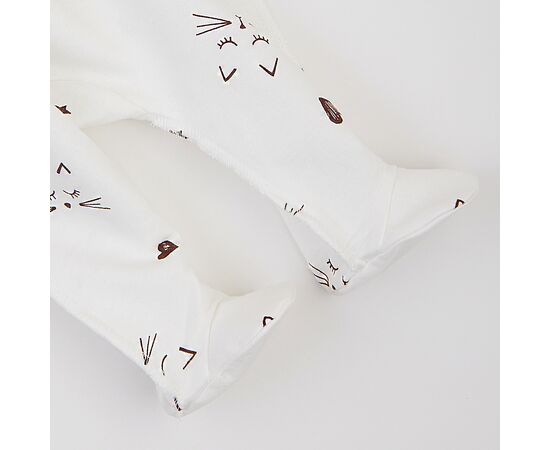  Комплект (чепчик + льоля + повзунки) дитячий утеплений з начосом К1ФТ003, image 7 