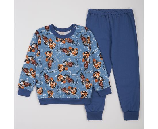  Піжама утеплена з начосом (світшот + штани) дитяча К3ФТ118, image 1 