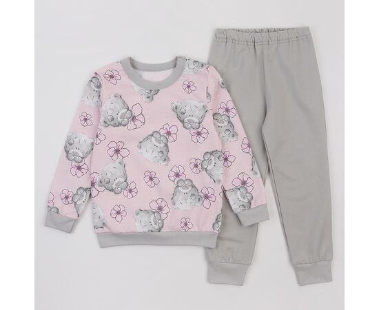  Піжама утеплена з начосом (світшот + штани) дитяча К3ФТ152, фото 1 