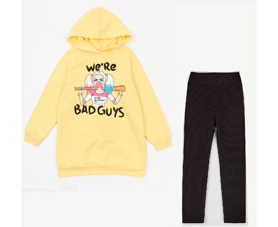  Костюм (худі-туніка + лосини) дитячий К3ДВ122, image 1 