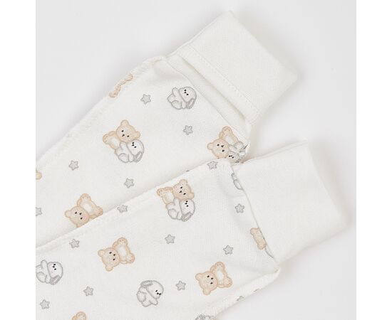  Комплект (чепчик + льоля + повзунки) дитячий утеплений з начосом К1ФТ003, фото 7 