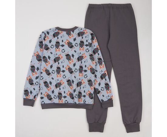  Піжама утеплена з начосом (світшот + штани) дитяча К3ФТ143, фото 3 