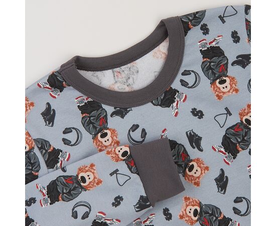  Піжама утеплена з начосом (світшот + штани) дитяча К3ФТ143, фото 7 