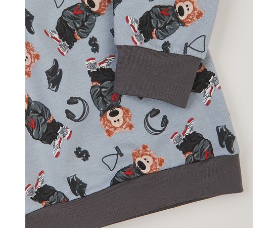  Піжама утеплена з начосом (світшот + штани) дитяча К3ФТ143, фото 8 