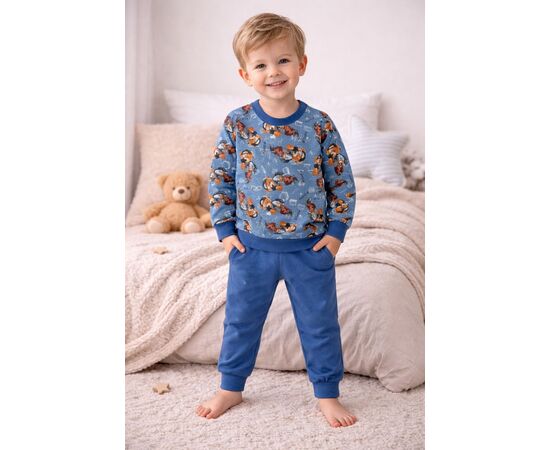  Піжама утеплена з начосом (світшот + штани) дитяча К3ФТ118, image 2 