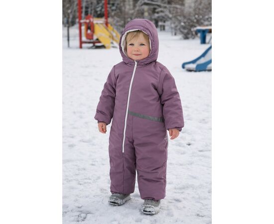  Зимовий комбінезон дитячий з утеплювачем на флісі 8ПЛ078, image 6 