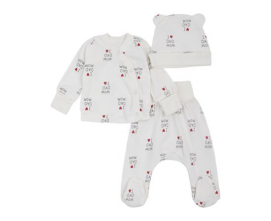  Комплект (льоля + повзунки + шапочка) дитячий К1ІН006, image 1 