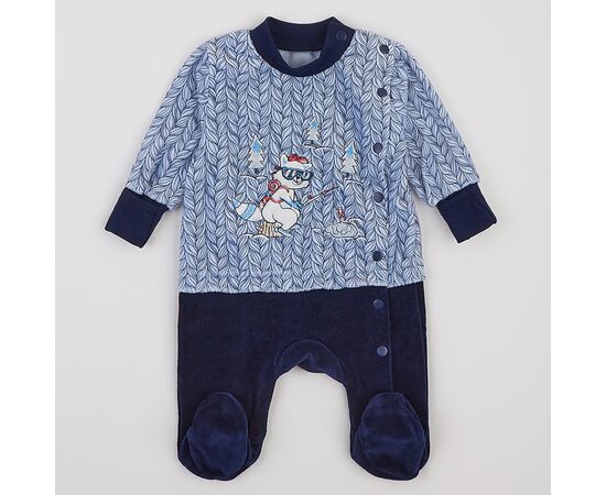  Чоловічок (комбінезон) велюровий дитячий 8ВЛ017, image 1 