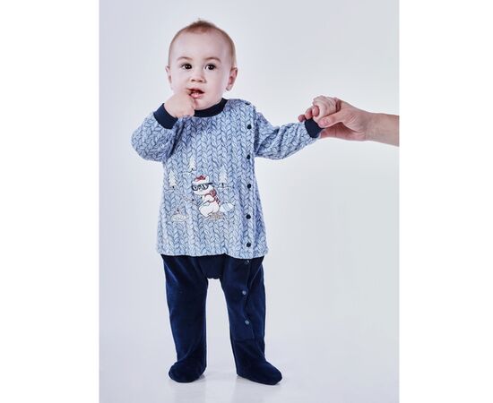  Чоловічок (комбінезон) велюровий дитячий 8ВЛ017, image 3 