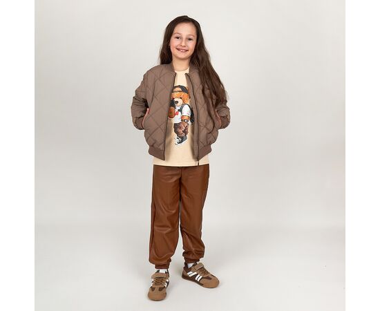  Демісезонна стьобана куртка-бомпер дитяча 2ПЛ116, image 12 