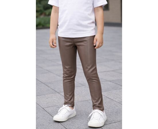  Легінси зі штучної шкіри дитячі 10КС135, image 8 